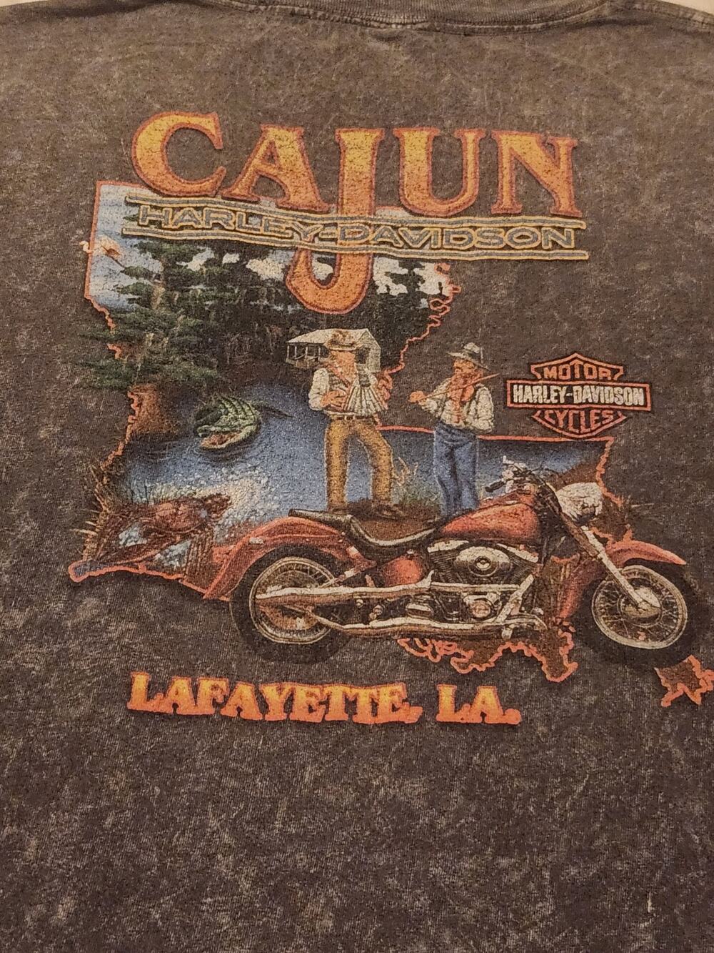 Vintage Harley Davidson Tshirt Mens size 2xl Acid washed Tee Y2K